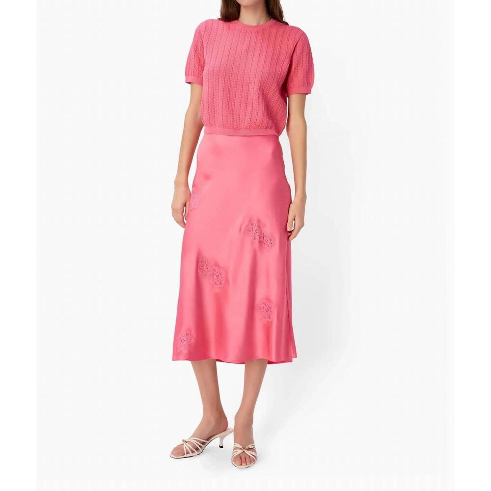 NEW CAMI NYC florina midi skirt in pink